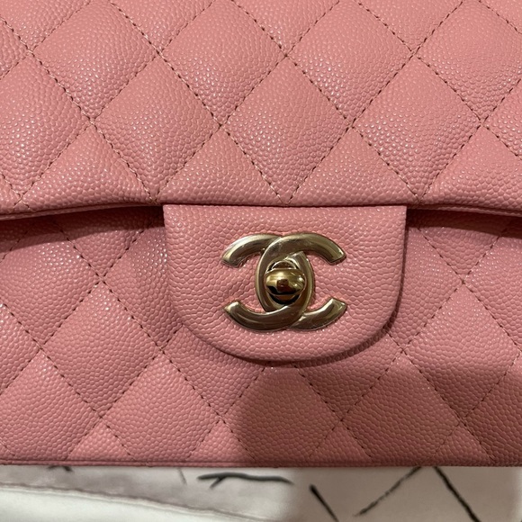 Chanel Small Classic Flap 22C pink caviar - Picture 6 of 11